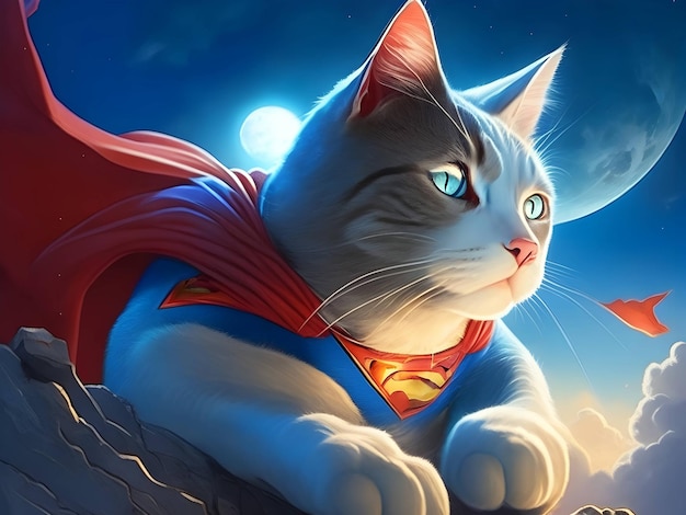 Super Cat cute super cat