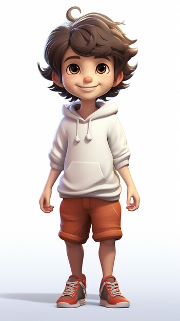 Photo super cute 3d cartoon character