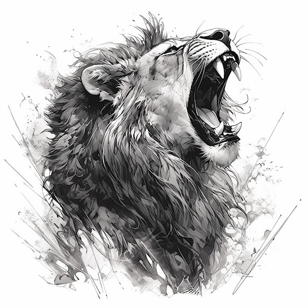 Roaring Lion Tattoo