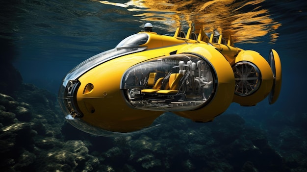 Фото Сверхбыстрый подводный корабль