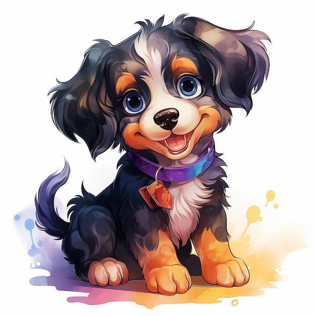 Super leuke cartoon puppy.