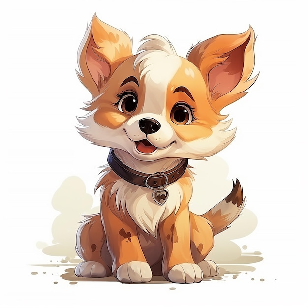 Super leuke cartoon puppy.