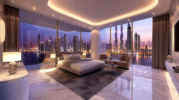 Super Luxury Flat in Dubai with Style Rich and Stunning Overlooking the City