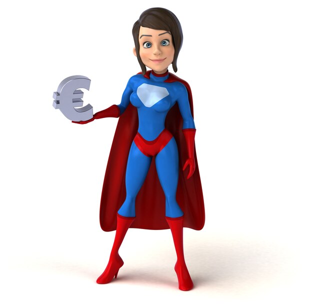 Super woman illustration