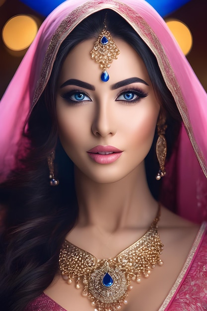 Superb Beautiful Arabic woman