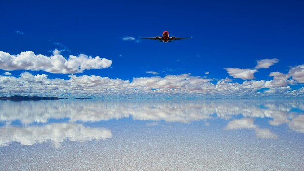 A superb view of uyuni salt lake