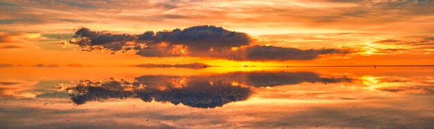 A superb view of uyuni salt lake