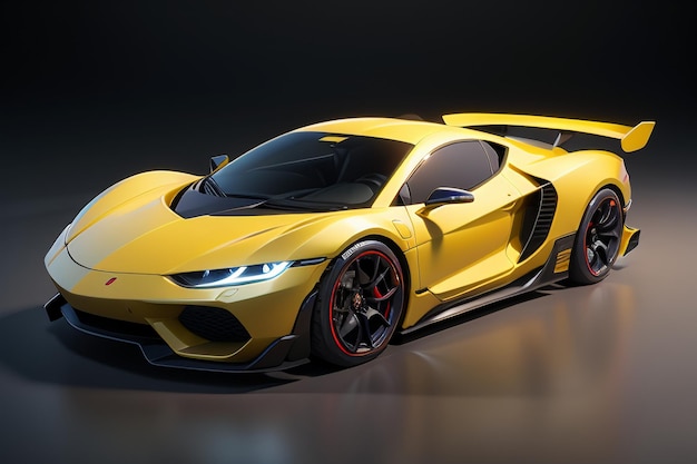 Supercars tentoonstelling kleurrijke coole auto's HD fotografie wallpaper achtergrond illustratie