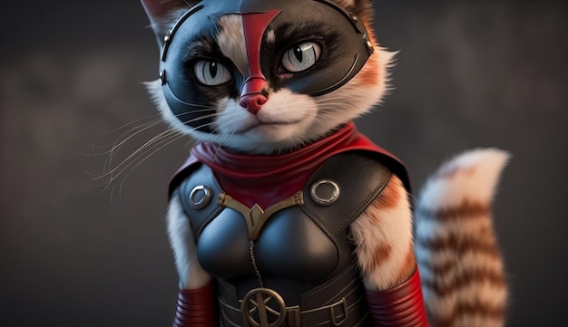 Superhero Cat