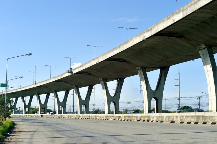 Photo superhighway road from thailand