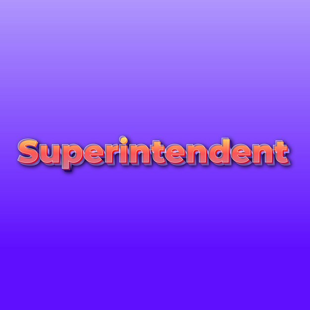 Photo superintendenttext effect jpg gradient purple background card photo