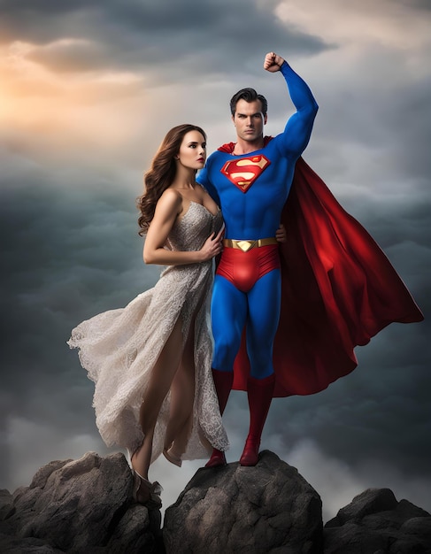 Photo superman and lana lang ai