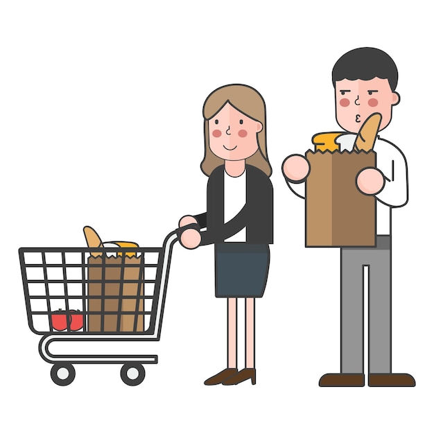 Supermarket png illustration transparent background