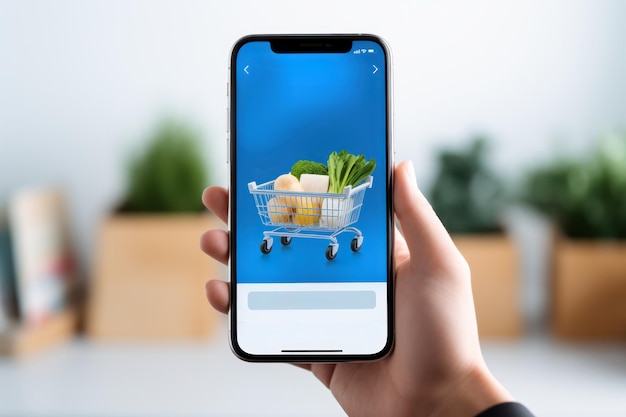 Супермаркет у вас в кармане: заказывайте свежие продукты через мобильное онлайн-приложение