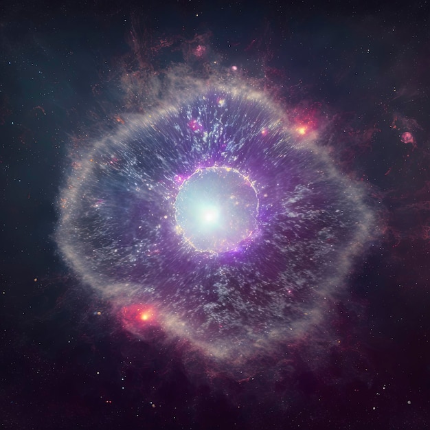 Supernova exploderen, ruimte