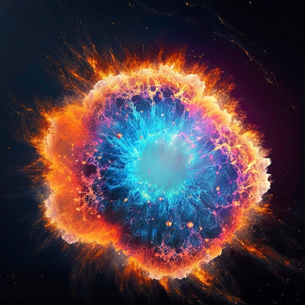 Supernova exploderen, ruimte