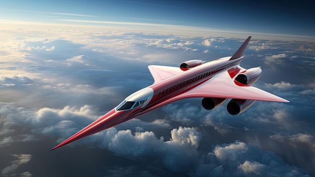 Photo supersonic travel prototypes