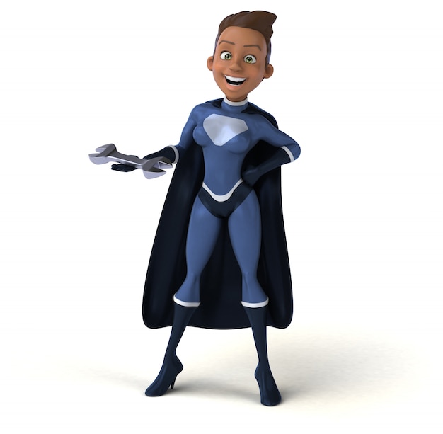 Superwoman 3D character