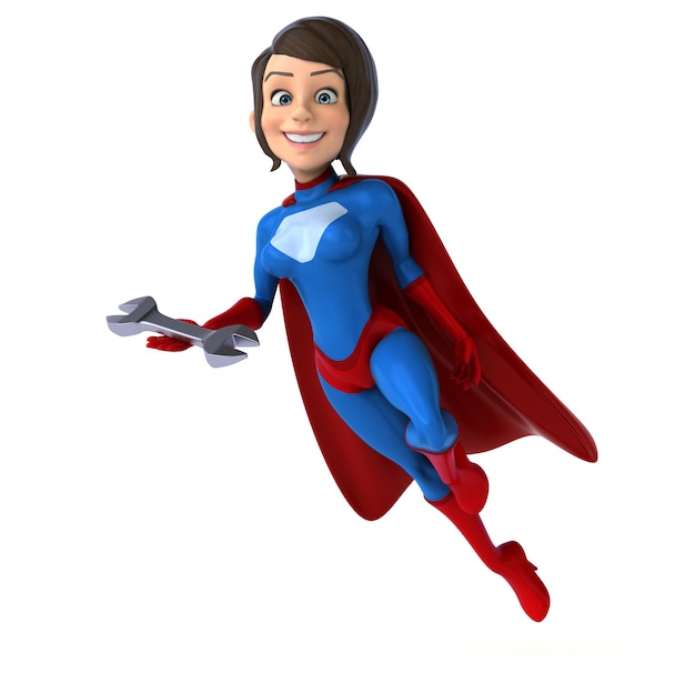 Superwoman 3D character