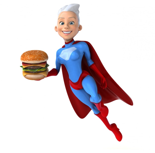 Superwoman 3D character