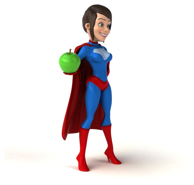 Superwoman 3D-personage