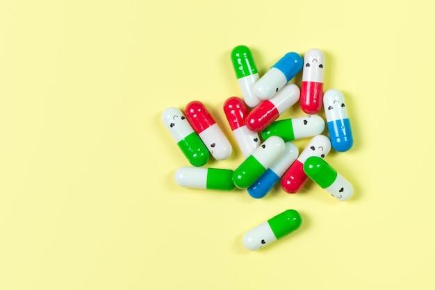 Supplement capsules of medicijnen