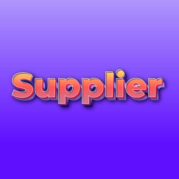 Suppliertext effect jpg gradient purple background card photo