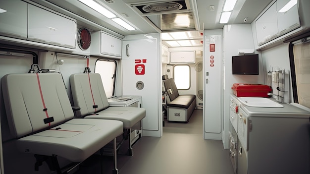 Photo supplies ambulance interior