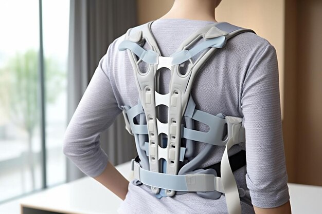 Support medicine back rehabilitation stretching equipment spine health treatment posture corrective injury belt