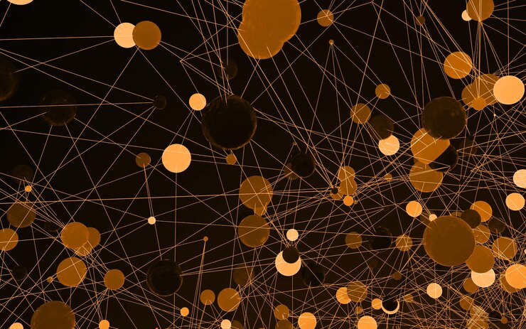 Photo supreme orange abstract creative background design