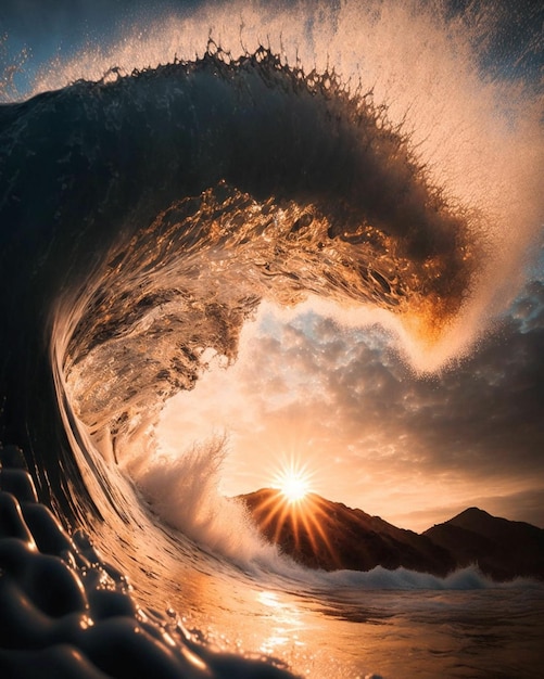 Photo surf wave wallpaper