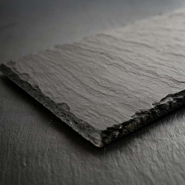 Surface black stone board angle shot