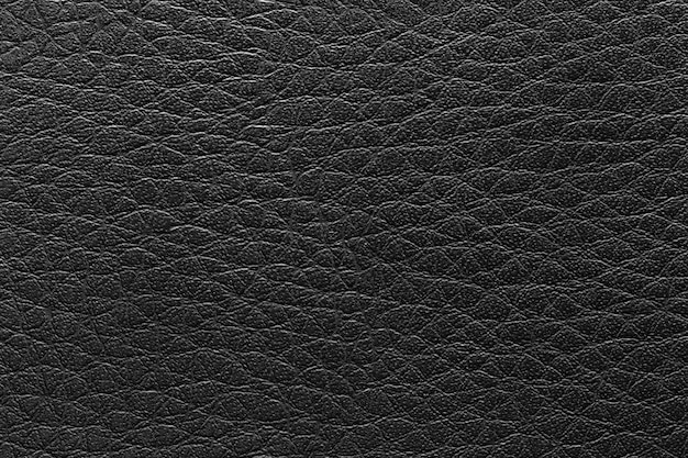 Surface of the leather black vintage background.