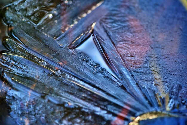 Photo surface level of wet floor