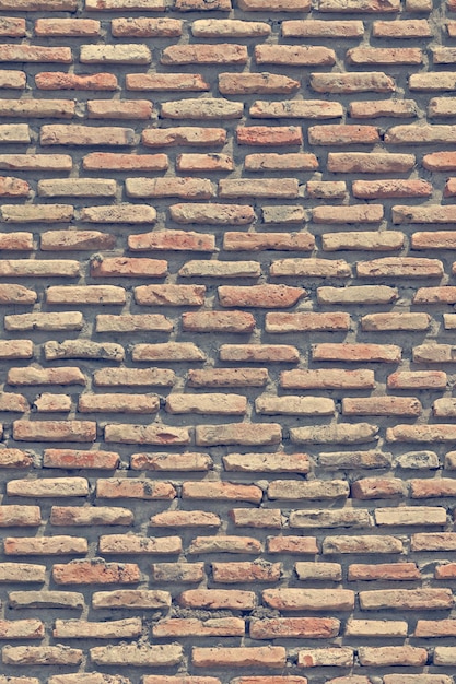 The surface of a long thin bricks