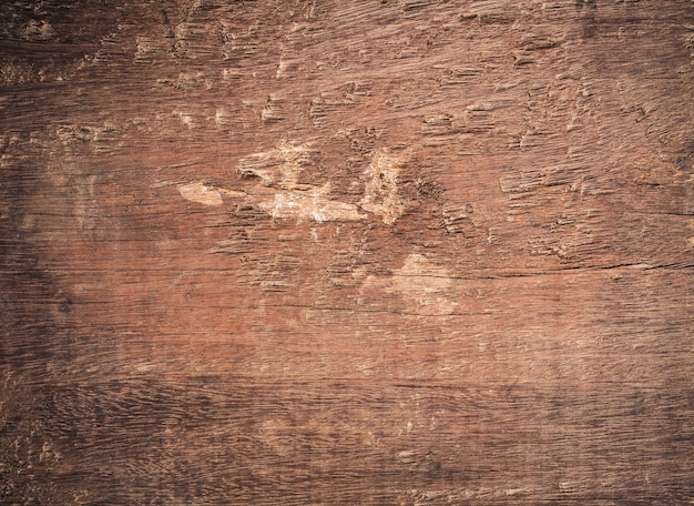 The surface of the old brown wood texture