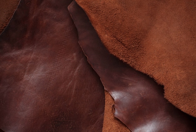 Surface of old leather.