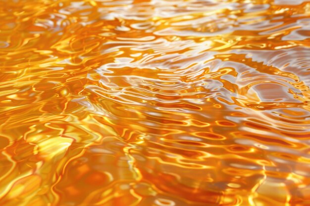 Photo the surface of the orange water ripples looks like beer