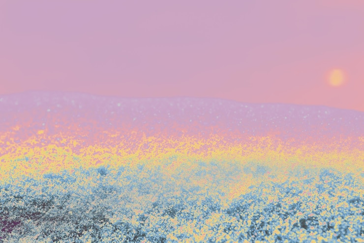 Photo surface of snow with various traces