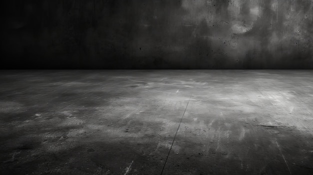 Surface somber concrete floor AI Generated