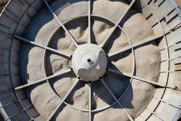 Photo surface texture of concrete mixer drum