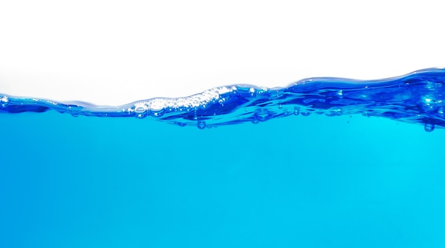 Surface of water, blue wave background