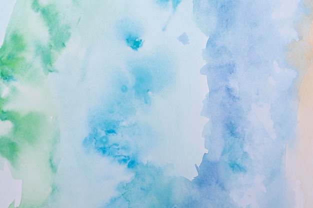 Surface with artistic watercolor