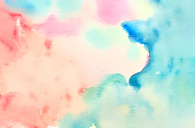 Surface with creative watercolor paint photo AI Generated