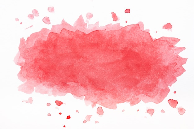 Surface with creative watercolor paint