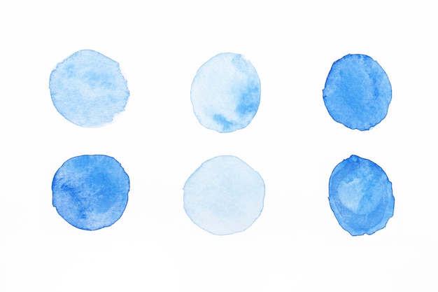 Surface with creative watercolor paint