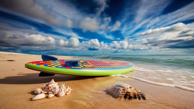 Surfboard at the beach