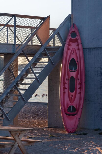 Photo surfboard on sand