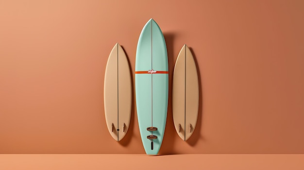 Photo a surfboard with the word surf on it