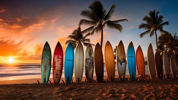 Surfboards Background